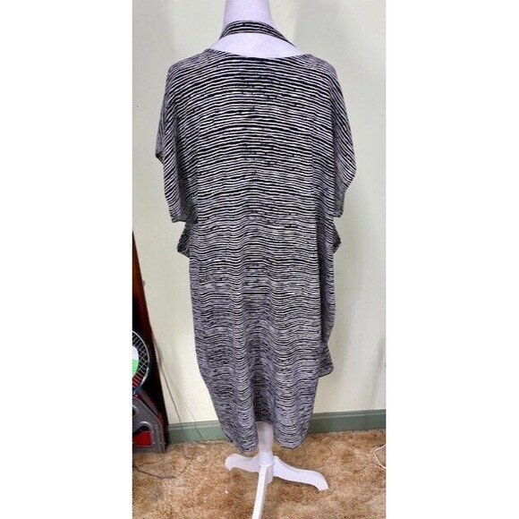 Niche Nilgun Derman Sz S/M Galaxy Stripe Around Neck Lagenlook Dress Boho Resort - Picture 4 of 10